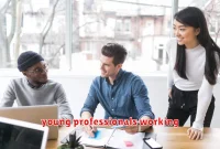 young professionals working
