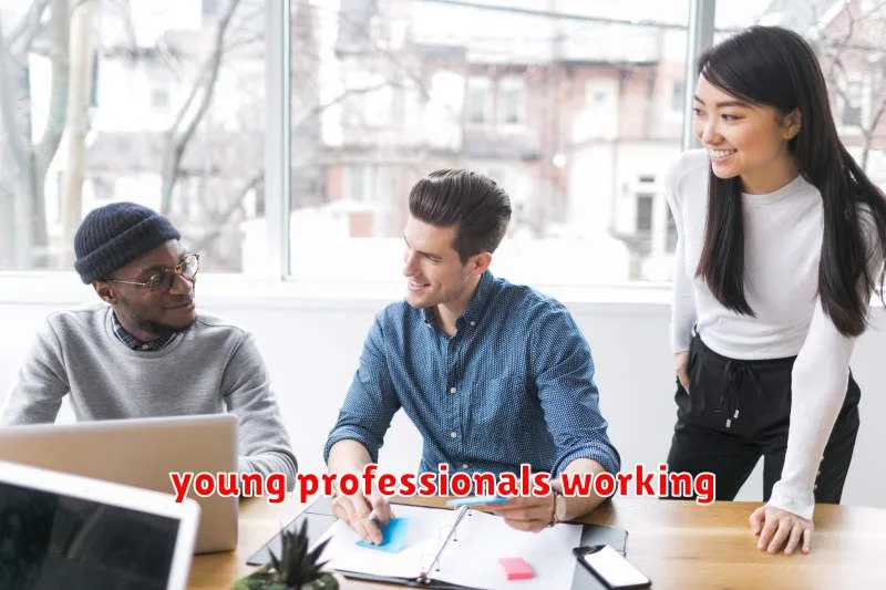 young professionals working
